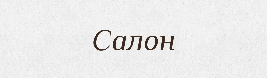 Салон — Тлумачний словник української мови