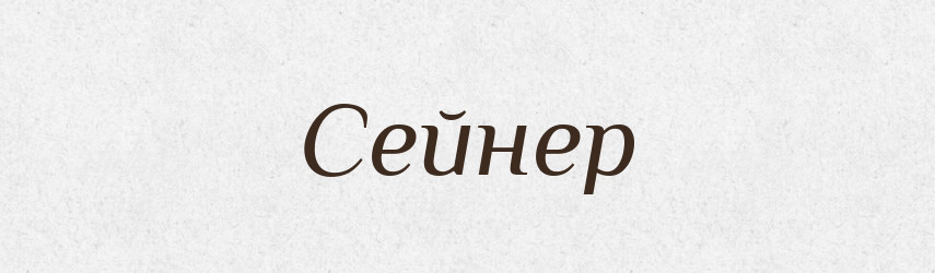 Сейнер — Тлумачний словник української мови