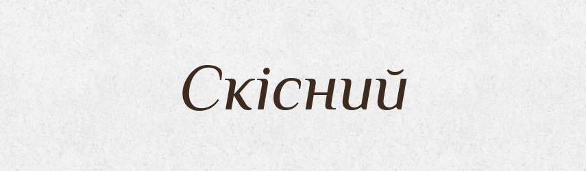 Скісний — Тлумачний словник української мови