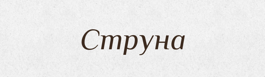 Струна — Тлумачний словник української мови