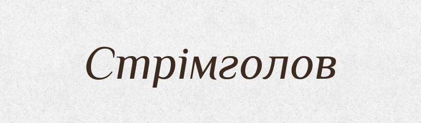 Стрімголов — Тлумачний словник української мови