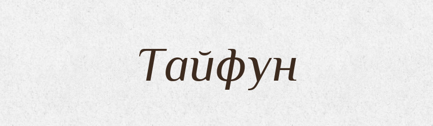 Тайфун — Тлумачний словник української мови