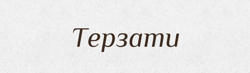 Терзати — Тлумачний словник української мови