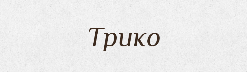 Трико — Тлумачний словник української мови