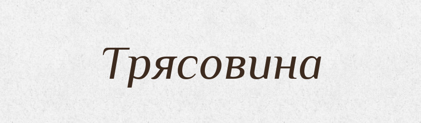 Трясовина — Тлумачний словник української мови