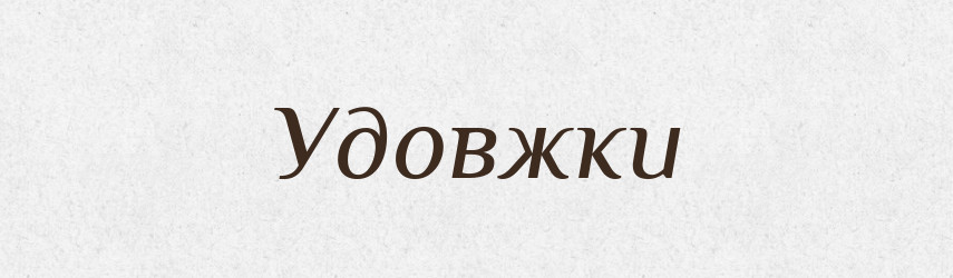 Удовжки — Тлумачний словник української мови