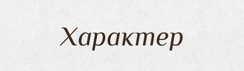 Характер — Тлумачний словник української мови