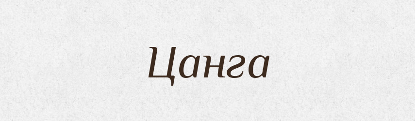 Цанга — Тлумачний словник української мови