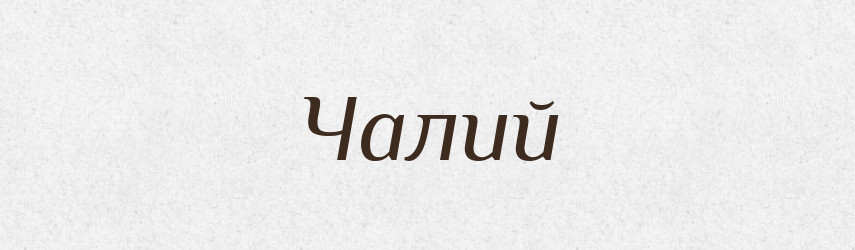 Чалий — Тлумачний словник української мови