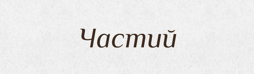 Частий — Тлумачний словник української мови