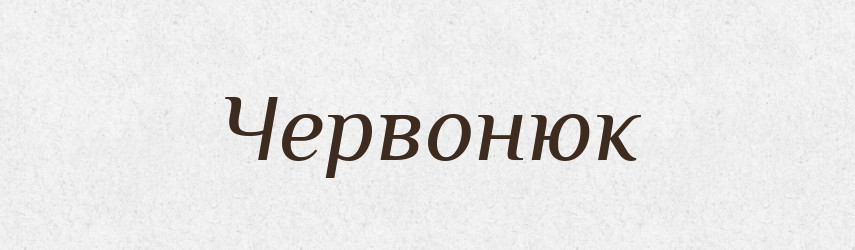 Червонюк — Тлумачний словник української мови