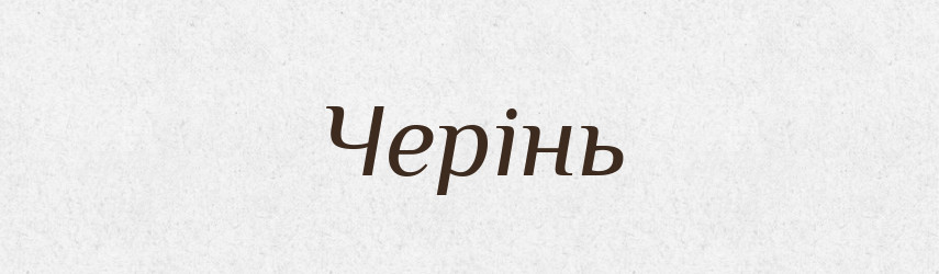 Черінь — Тлумачний словник української мови