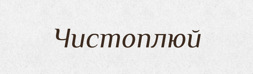Чистоплюй — Тлумачний словник української мови