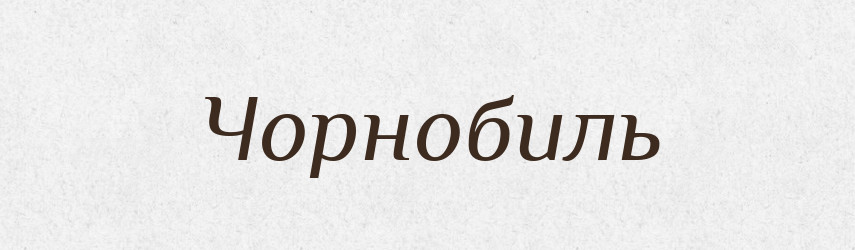 Чорнобиль — Тлумачний словник української мови