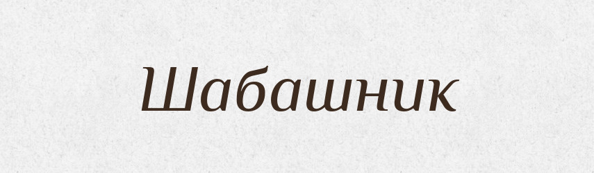 Шабашник — Тлумачний словник української мови