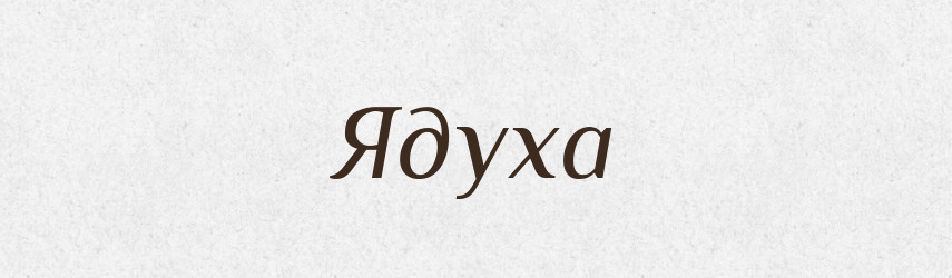Ядуха — Тлумачний словник української мови